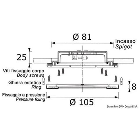 Plafoniera per esterni stagna - Foto 2