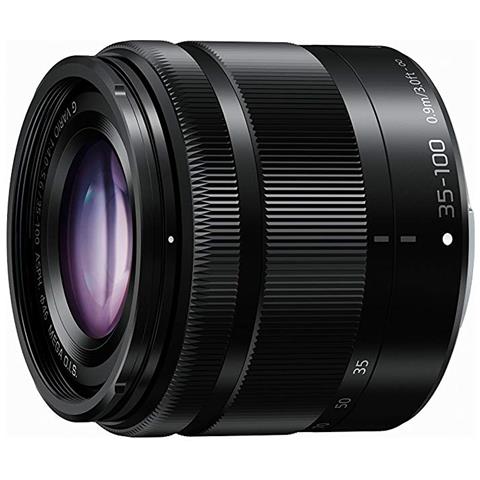 H-FS35100 Obiettivo Lumix G Vario 35-100mm / F4.0-F5.6 Asph. / MEGA OIS Nero - Foto 1