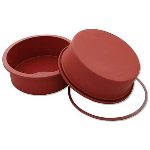Stampo torta tondo 18cm classic terracotta silicone - Foto 2