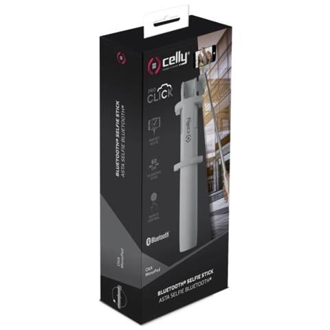Click Monopod Asta Selfie per Smartphone Colore Bianco - Foto 6