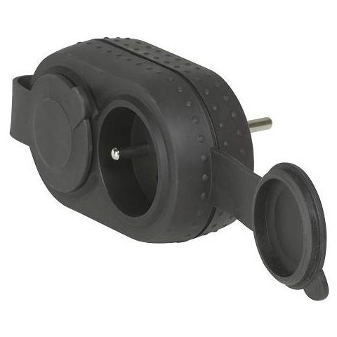 Leg50470, Ciabatta, Gomma, Ip44, 2 Uscite 2poles Con Coperchio Ribaltabile - Foto 2