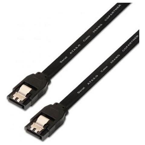 Data Cable Sata-3 0.5m Black - Foto 2