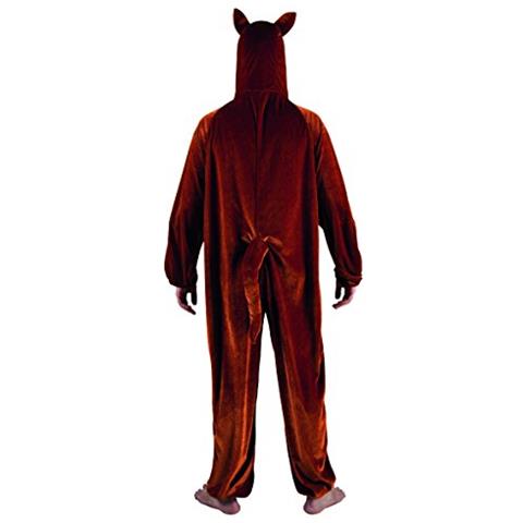 Costume Tuta Peluche Canguro Per Bambini, Marrone, Max 1,40 M, 88212 - Foto 3