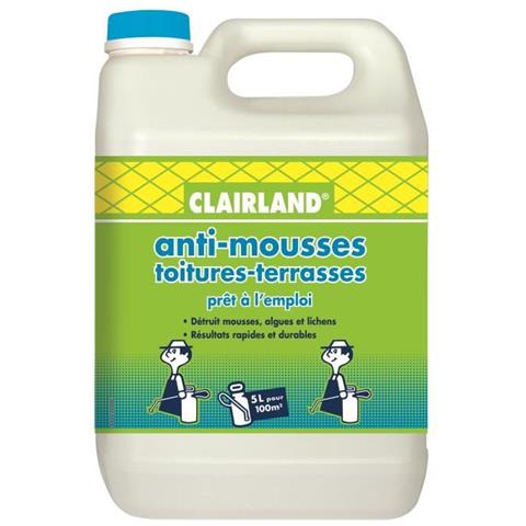 Anti-muschi, Licheni E Alghe Su Tetti, Terrazze E Marciapiedi - Soluzione Pronti Per L'uso Spray - 5 L - Foto 2