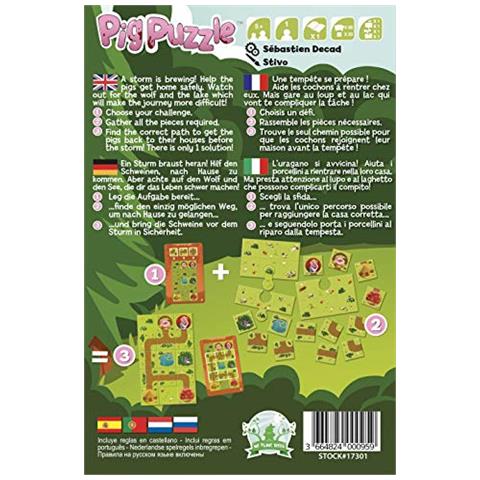 Pig Puzzle Gioco Da Tavolo In English - Foto 2