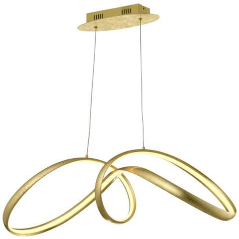 Lampada A Sospensione A Led Integrata, Foglia D'oro - Foto 7