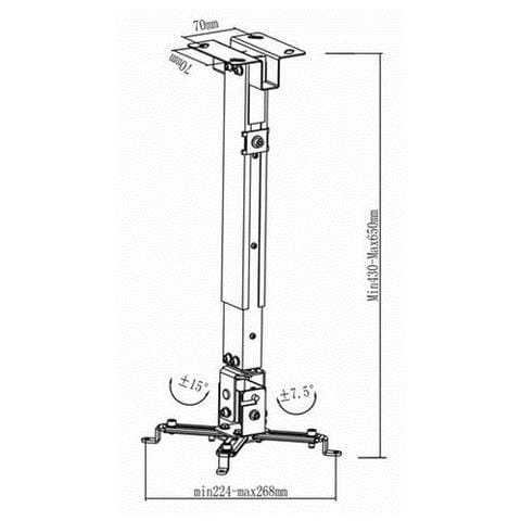 PJ2012T-S, Soffitto, -15 - 15° - Foto 1