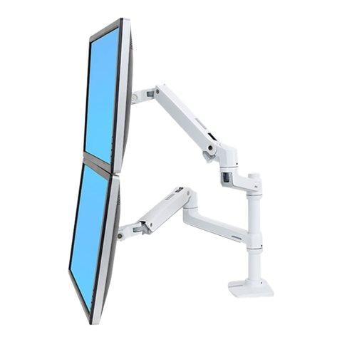 LX Series 45-492-216, 75 x 75,100 x 100 mm, Bianco, 0 - 330 mm, Alluminio, -75 - 75°, 0 - 360° - Foto 1