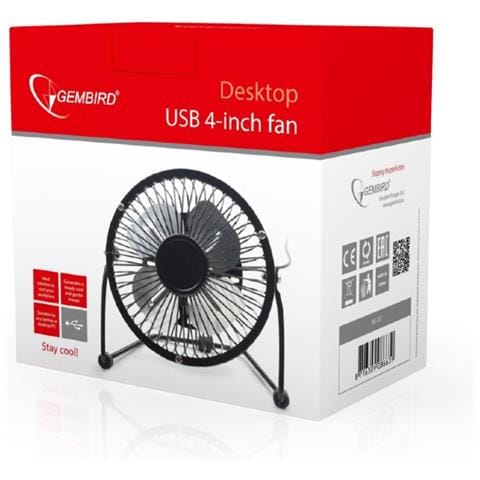 NF-03 Ventilatore USB da Tavolo Diametro 10 cm Colore Nero - Foto 5