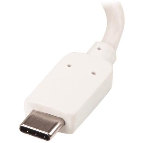 Adattatore video USB-C a VGA con Power Delivery - 1920 x 1200 - Compatibile Thunderbolt 3 - USB Tipo-C - Bianco - Foto 2