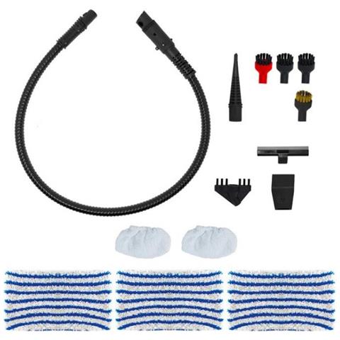 Vaporetto 3 Clean Mop Capacità 0.5 L Potenza 1800 Watt Colore Bianco / Blu - Foto 8