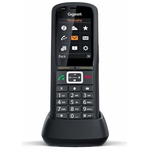 R700h Pro Telefono Dect Identificatore Di Chiamata Nero - Foto 2