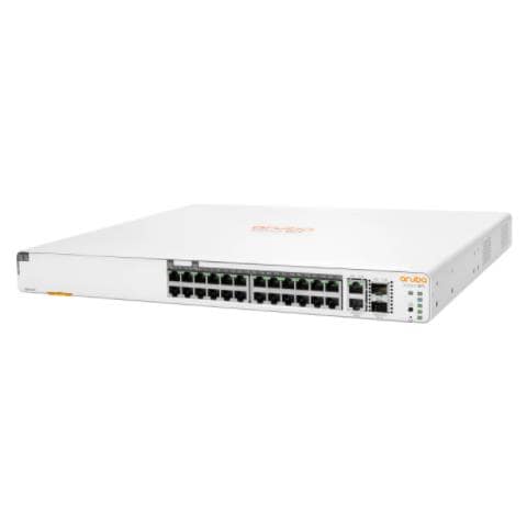 Switch Aruba Instant On 1960 24 Porte Ethernet PoE 10 / 100 / 100 Mbps RJ45 con 2 Porte SFP+ Managed - Foto 2