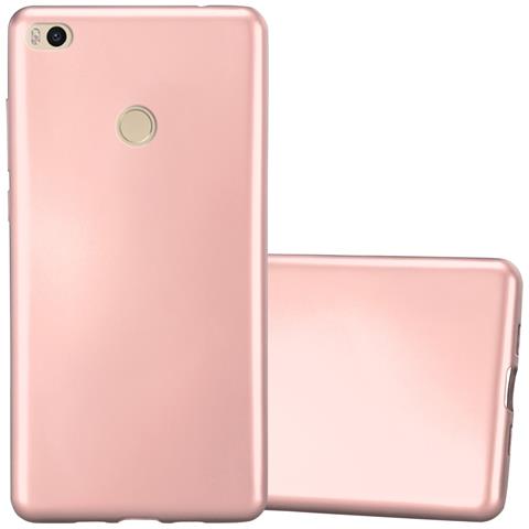 Custodia Compatibile Con Xiaomi Mi Max 2 In Oro Rosa Metallico - Coperchio Protettivo In Silicone Tpu Flessibile - Foto 1