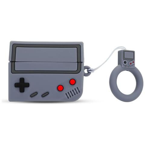 Custodia Compatibile Con Apple Airpod Pro 2 - Design Retro Game Grey - Custodia Protettiva Per Cuffie In Silicone Indossabile 3d Case Portachiavi - Foto 8