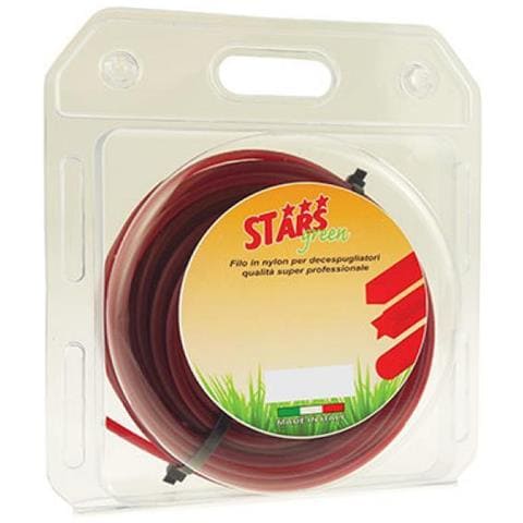 Filo X Decespugliatore Tondo Corallo Stars Mm 4,0 Mt 15 - Foto 1