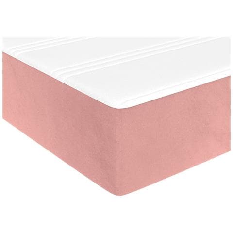 Materasso A Molle Insacchettate Rosa 100x200x20 Cm In Velluto - Foto 5