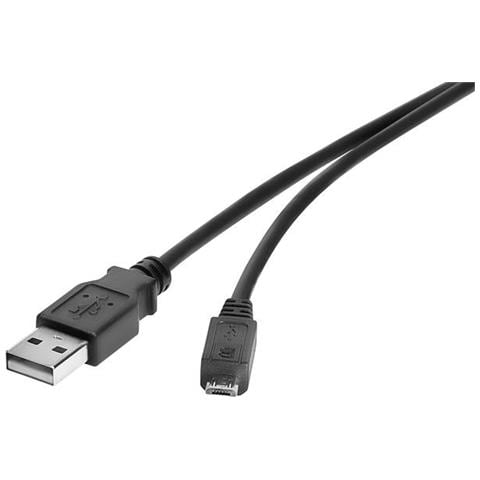 Rf-4463073 Cavo Usb 0,15 M Usb 2.0 Usb A Micro-usb B Nero - Foto 1