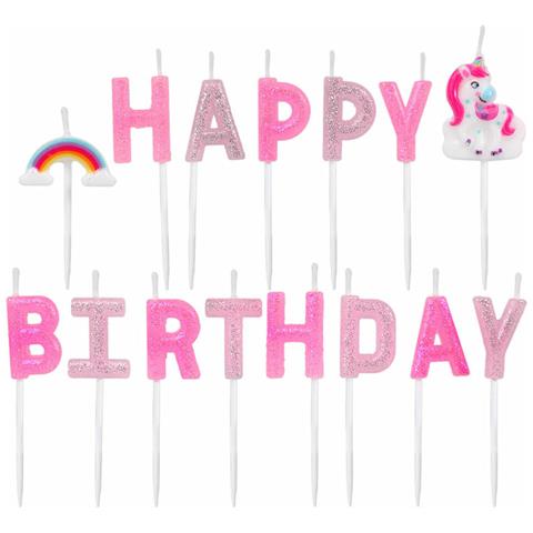 Candele Happy Birthday - Foto 1
