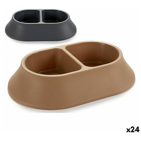 Ciotola Per Animali Domestici Plastica 34,5 X 7 X 22,5 Cm (24 Unità) - Foto 1
