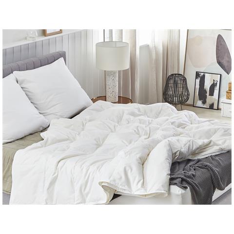 Piumino In Cotone Doppio Strato 4 Stagioni 240 X 220 Cm Taufstein - Foto 1