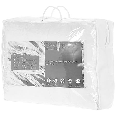 Piumino In Cotone Doppio Strato 4 Stagioni 240 X 220 Cm Taufstein - Foto 6