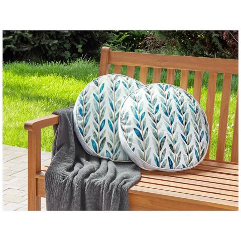 Set Di 2 Cuscini Poliestere Verde Loano - Foto 1