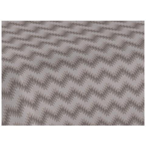 Copriletto Piquet Primavera Estate 100% Cotone Disegno 7672 Zig Zag 1 Piazza E Mezza Beige - Foto 5