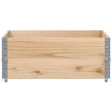 Fioriera Da Giardino 100x100 Cm In Legno Massello Di Pino - Foto 3