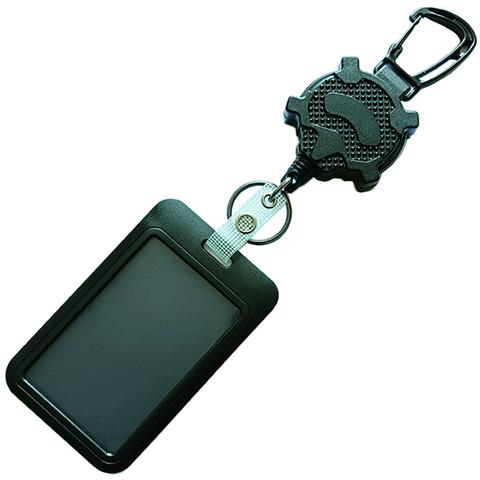 Porta Tessere Retrattile Con Moschettone - Foto 1
