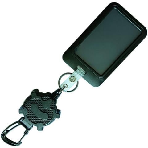 Porta Tessere Retrattile Con Moschettone - Foto 4