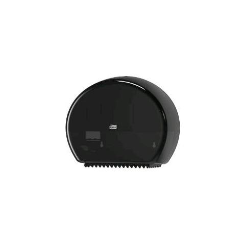 Dispenser Per Carta Igenica Mini Jumbo In Plastica Nero - Foto 1