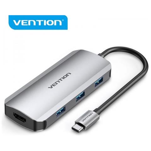 Hub Usb Multifunzione 6 In 1 - Usb-c Gen1 - 100 W - 0,15 M - Grigio Caratteristiche: -fornisce Un Alimentatore D - Foto 1