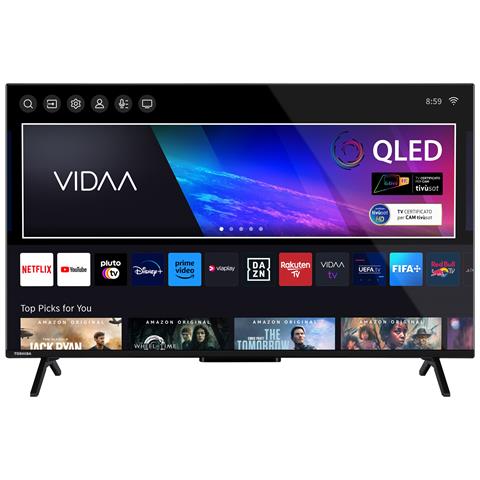 43QV2463DA QLED TV 109,2 cm (43") 4K Ultra HD Smart TV Wi-Fi Nero 250 cd /m² - Foto 1