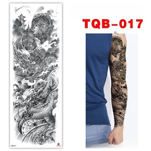 Adesivo Per Tatuaggio Temporaneo A Braccio Intero   8 - Foto 1