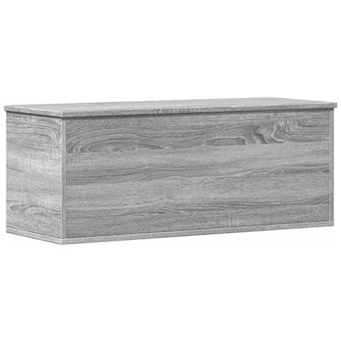 Contenitore Portaoggetti Grigio Sonoma 90x35x35 Cm Truciolato - Foto 2