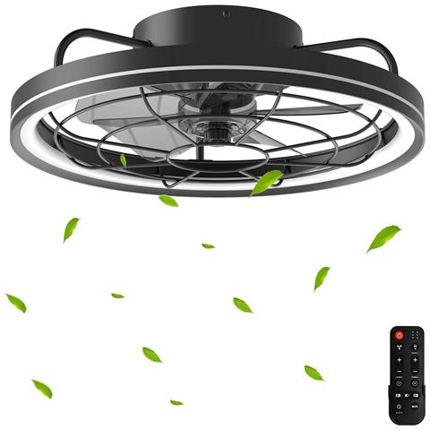 Ventilatore Da Soffitto Pale A Scomparsa Led Regolabile Telecomando - Foto 1