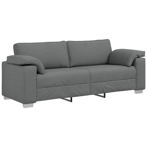 Divano a 3 posti Grigio scuro 178 cm in tessuto - Foto 1