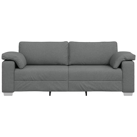 Divano a 3 posti Grigio scuro 178 cm in tessuto - Foto 2