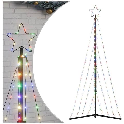 Albero di Natale a LED 339 LED Colorato 187 cm - Foto 1