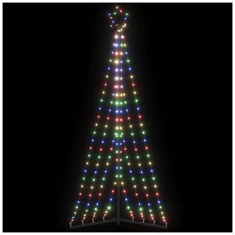 Albero di Natale a LED 339 LED Colorato 187 cm - Foto 2