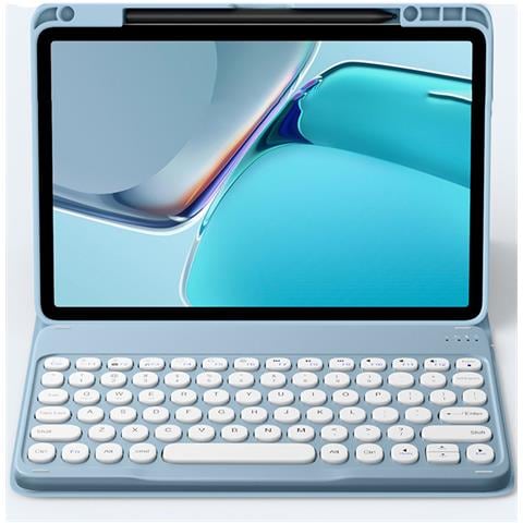 Custodia Con Tastiera Bluetooth Per Xiaomi Pad 6s Pro Blue - Foto 2