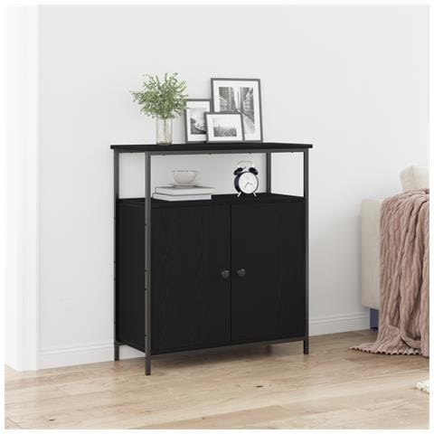 Armadio a muro  Noce Nero 69,5x34x90 cm Legno ingegnerizzato - Foto 2