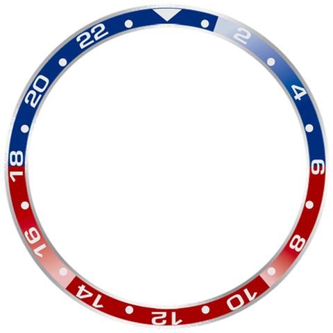 Elegante Ghiera Per Xiaomi Watch S3/s4 Red+blue - Foto 2