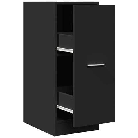 Armadietto da Farmacia Nero 30x41x77,5 cm in Truciolato - Foto 1