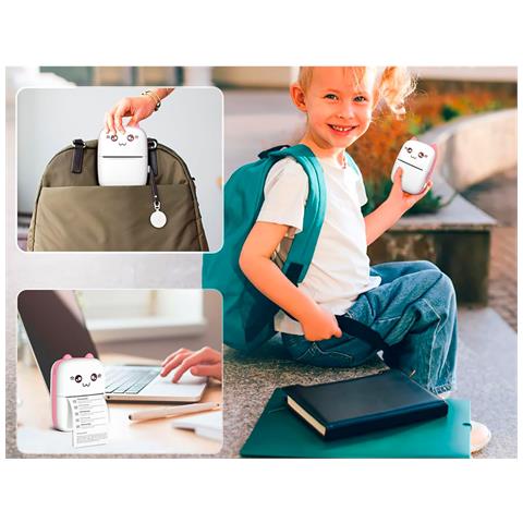 Modello Portatile Di Stampante Termica A 200 Dpi Con Connessione Bluetooth Cat - Foto 3