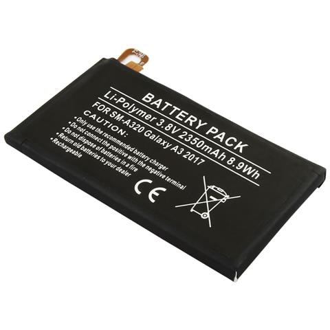 Batteria Di Ricambio Per Smartphone Galaxy A3 2017 Li-polimero 3.8v 2350mah - Foto 1
