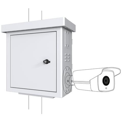 RCCTV001 rack 0U Bianco - Foto 1