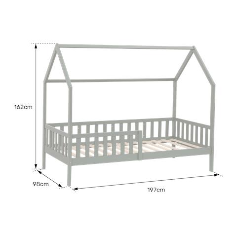 Letto Per Bambini 190x90cm Bianco Marceau - Foto 2