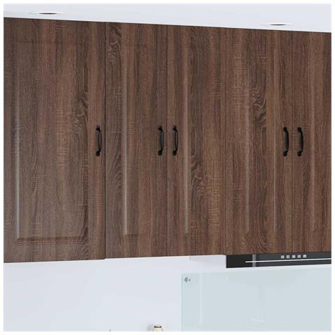Pensile cucina con lo scaffale Rovere Marrone 60 x 31 x 100 cm - Foto 2
